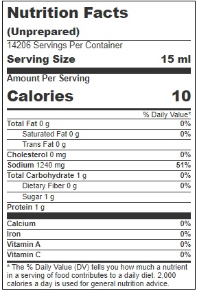 La Choy Soy Sauce, 55 Gallon