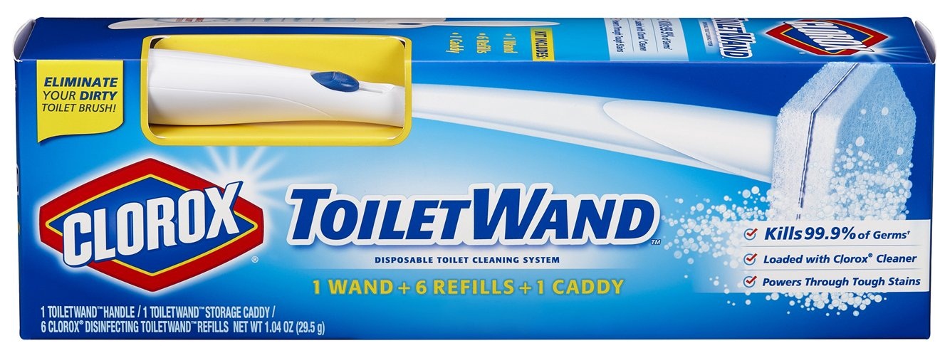 Clorox Toilet Wand Disposable Toilet Cleaning System -- 6 Per Case
