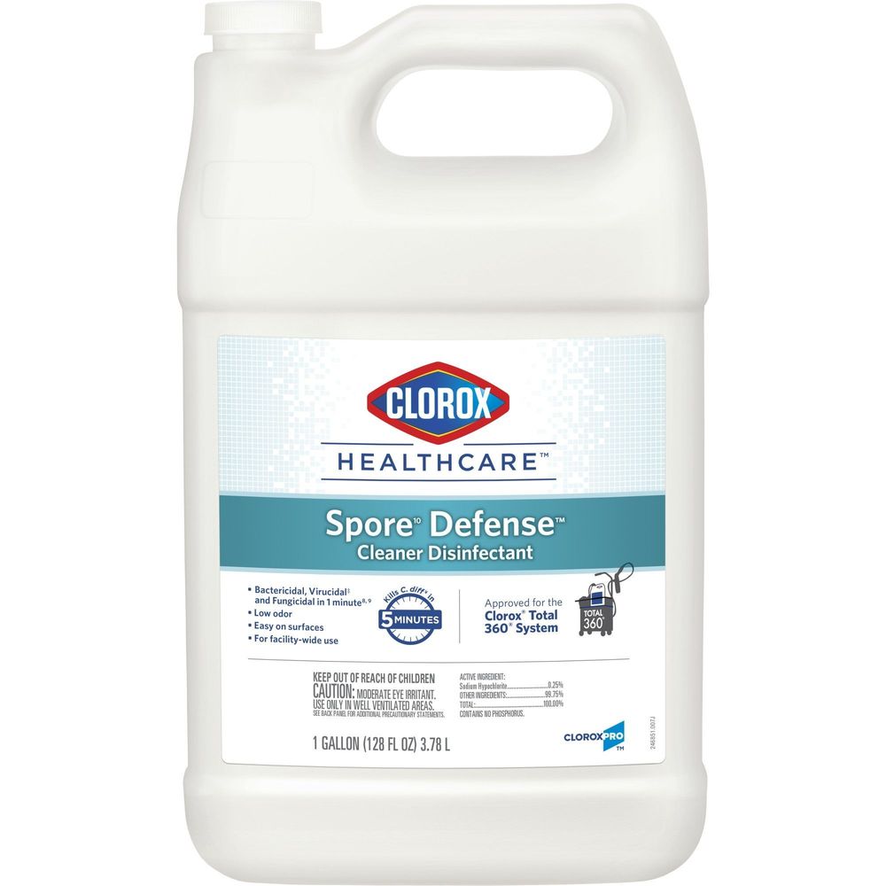 Clorox Healthcare T360 Spore Defense Cleaner Disinfectant Refill, 128 Ounce -- 4 Per Case