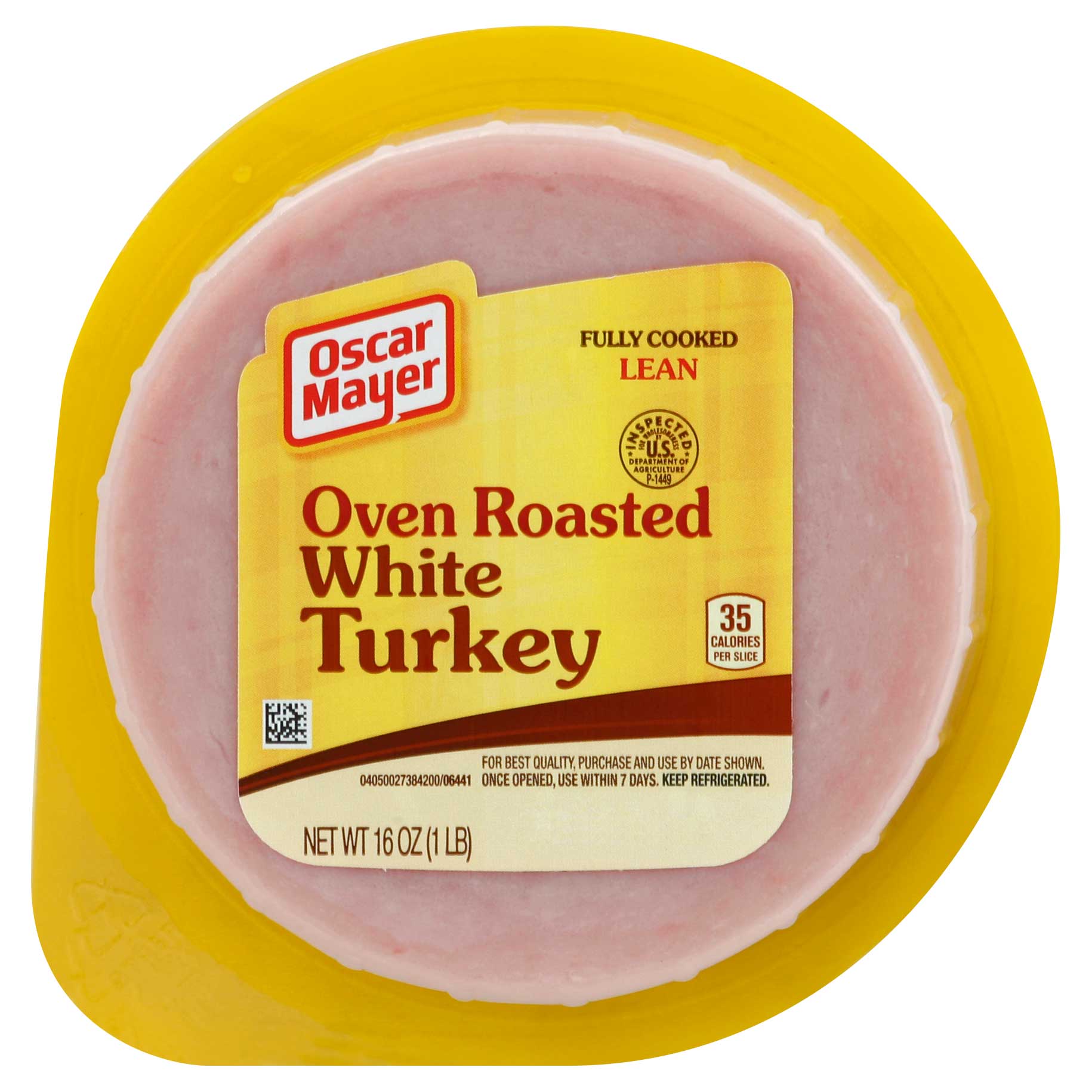Turkey Kraft Oscar Mayer Oven Roasted White Turkey, 16 Ounce -- 12