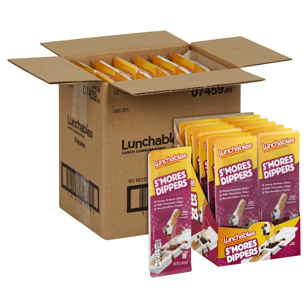 Lunchables Convenience Meals Smores Dippers Case Lunchables Convenience Meals Smores Dippers Case