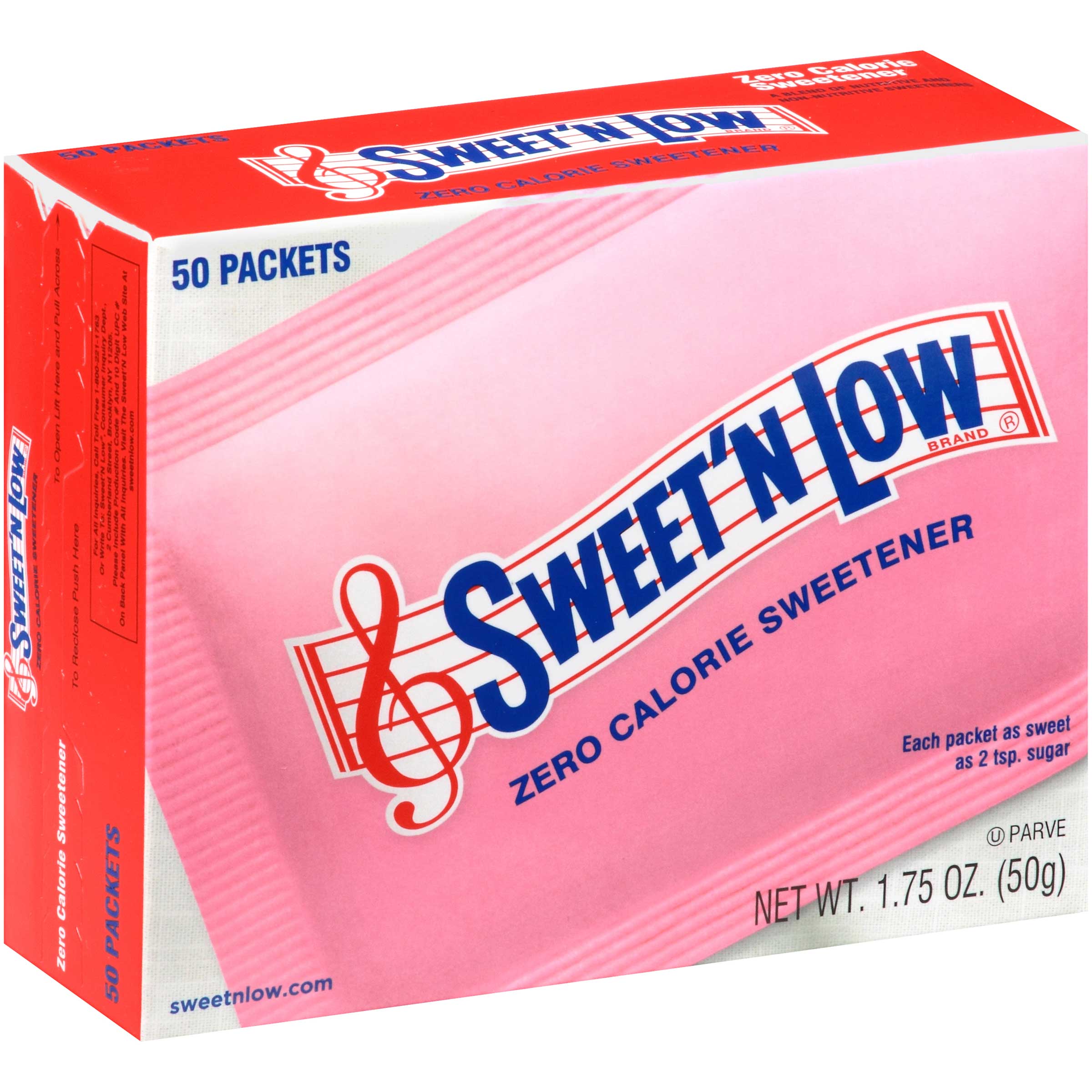Sweet'n Low Sugar Substitute, 50 Count -- 12 Per Case