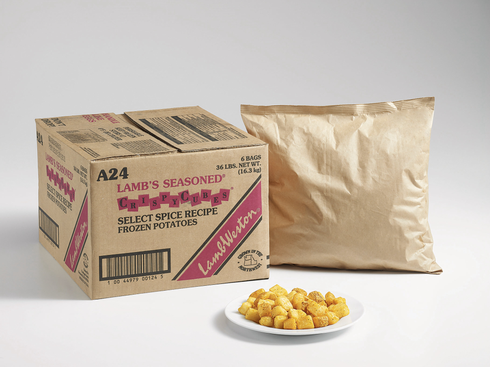 Lamb Weston Crispycubes Select Spice Recipe Frozen Potatoes, 6 Pound -- 6 Per Case