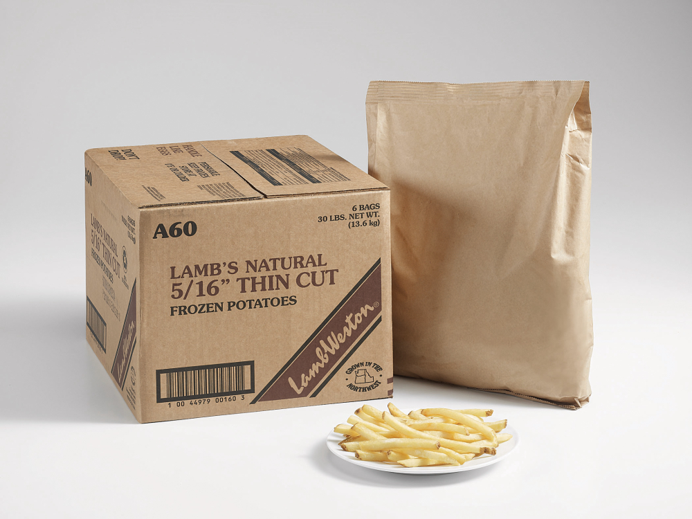 Rusettes Natural Thin Regular Cut Potato Fry, 5 Pound -- 6 Per Case