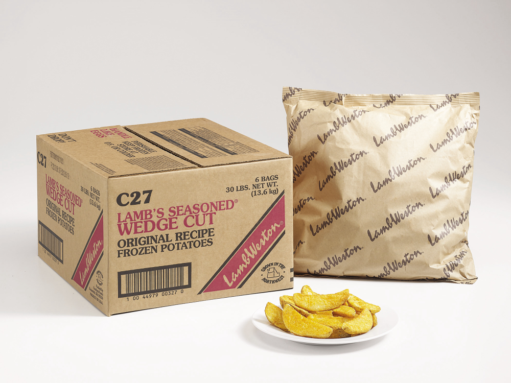 Lamb Weston Original 8 Wedge Cut Potato Fry, 5 Pound -- 6 Per Case