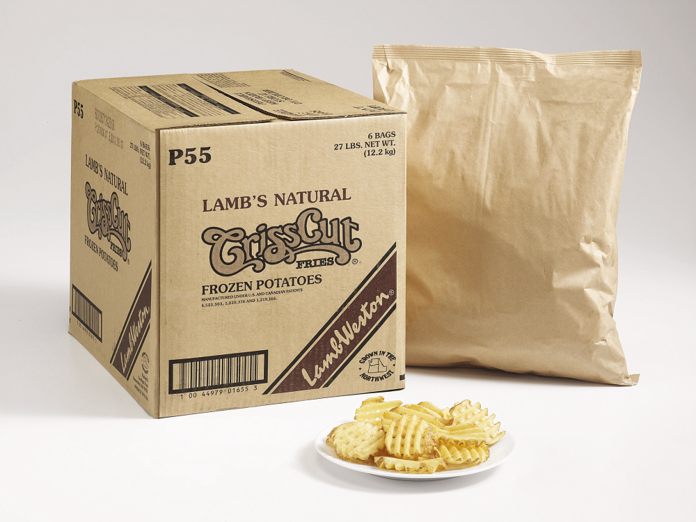 Lamb Weston Natural Crisscut Potato Fry, 4.5 Pound -- 6 Per Case