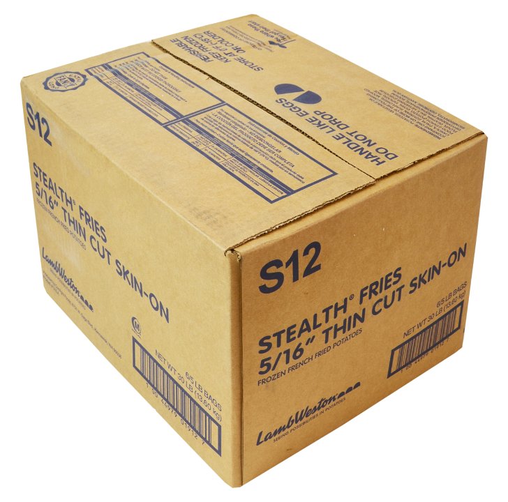 Stealth Natural Thin Regular Cut French Fry, 5 Pound -- 6 Per Case