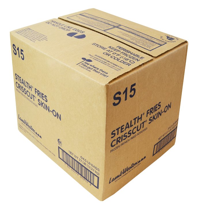 Stealth Fries Natural Crisscut Potato Fry, 4.5 Pound -- 6 Per Case