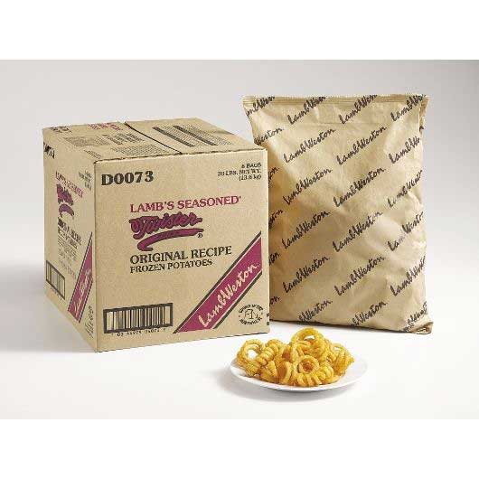 Lamb Seasoned Original Seasoned Twister Fry, 5 Pound -- 6 per case