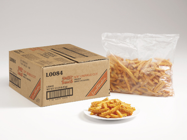 Sweet Things Sweet Potato Crinkle Cut Fry, 3 Pound -- 5 Per Case