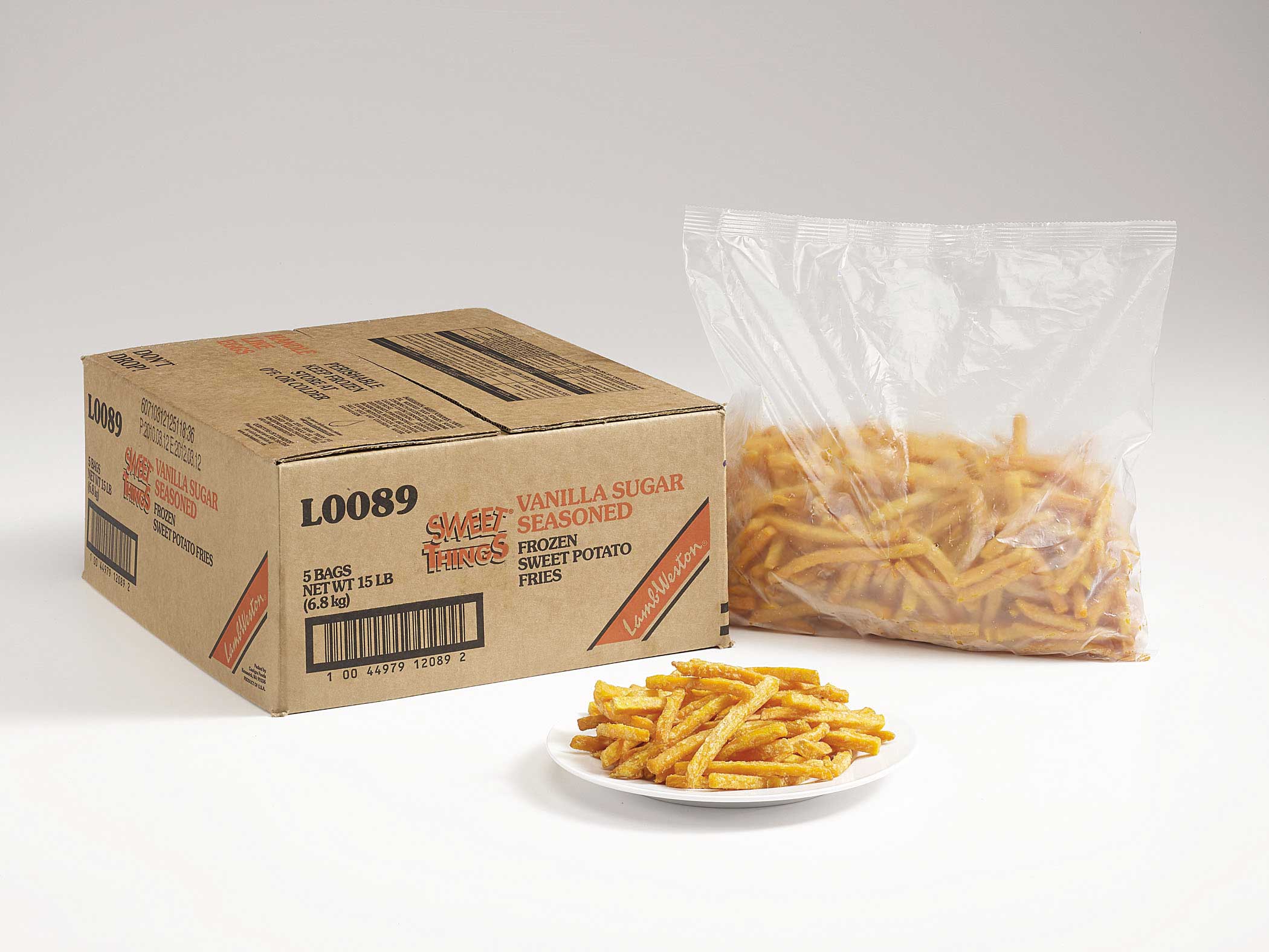 Sweet Things Sweet Potato Vanilla Sugar Fry, 3 Pound -- 5 Per Case
