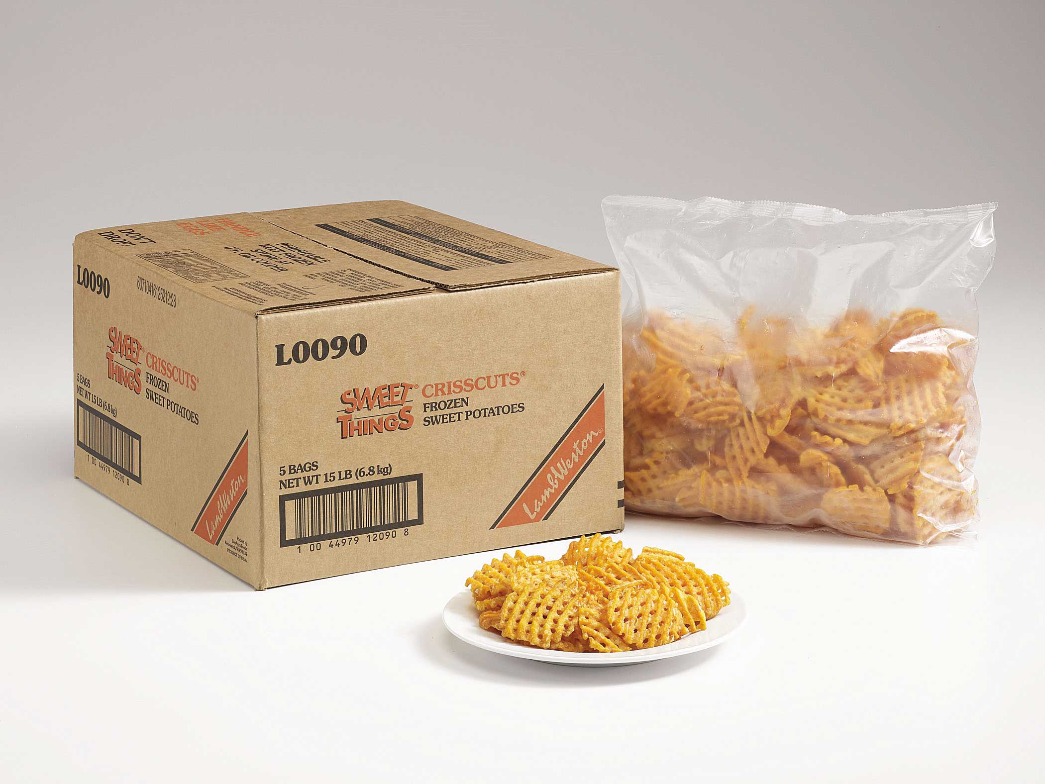 Sweet Things Sweet Potato Crisscut Fry, 3 Pound -- 5 Per Case