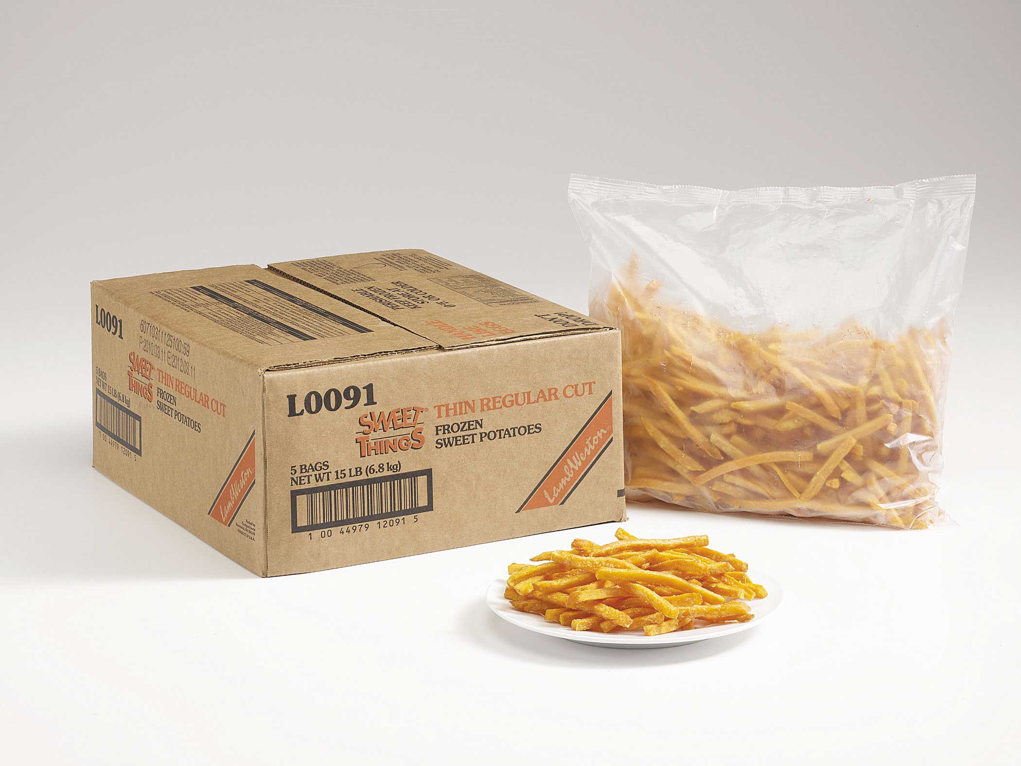 Sweet Things Sweet Potato Regular Cut Fry, 3 Pound -- 5 Per Case