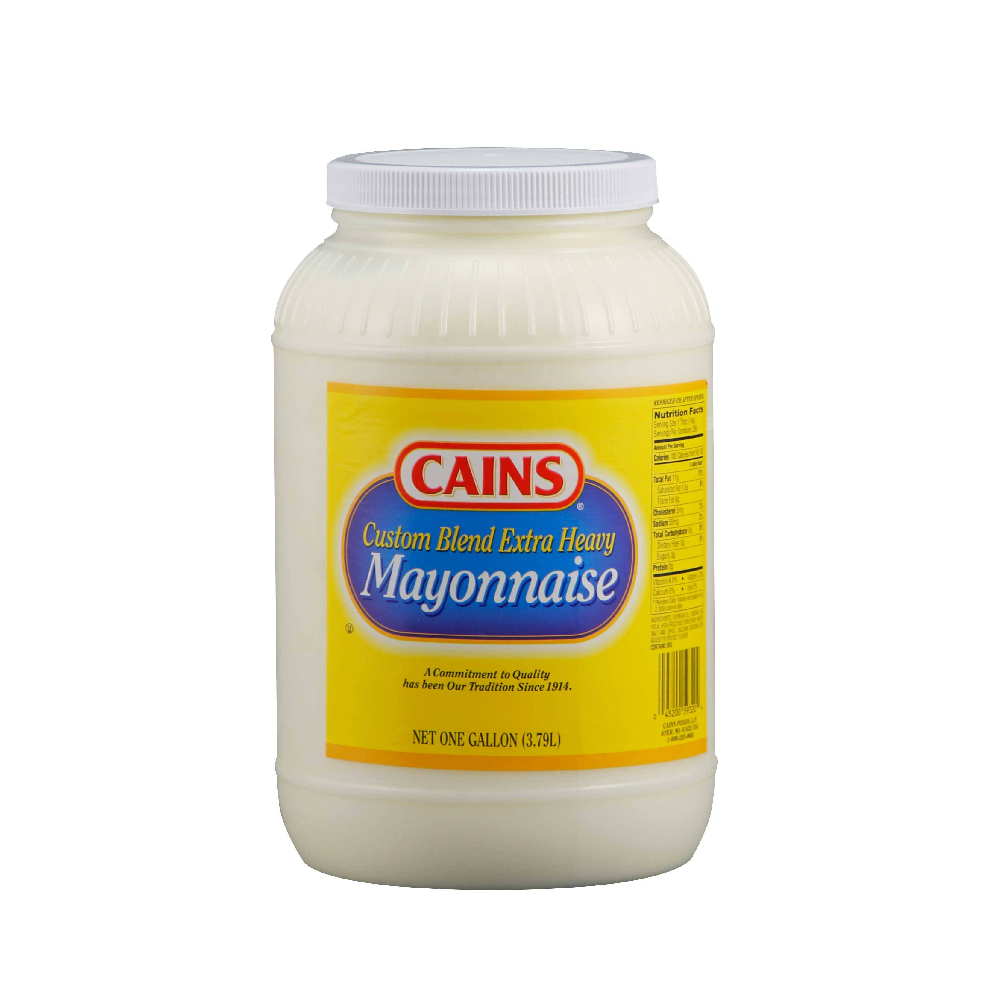 Cains Custom Blend Mayonnaise, 1 Gallon -- 4 Per Case