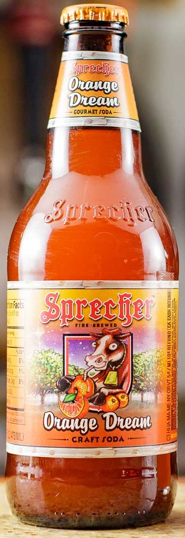 Sprecher Orange Dream Soda, 64 Fluid Ounce -- 6 Per Case