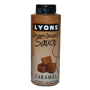 Lyons Caramel Designer Dessert Sauce, 17 Ounce -- 12 Per Case