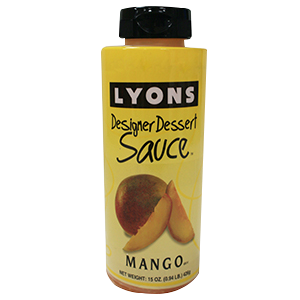 Lyons Mango Designer Dessert Sauce, 15 Ounce -- 12 Per Case