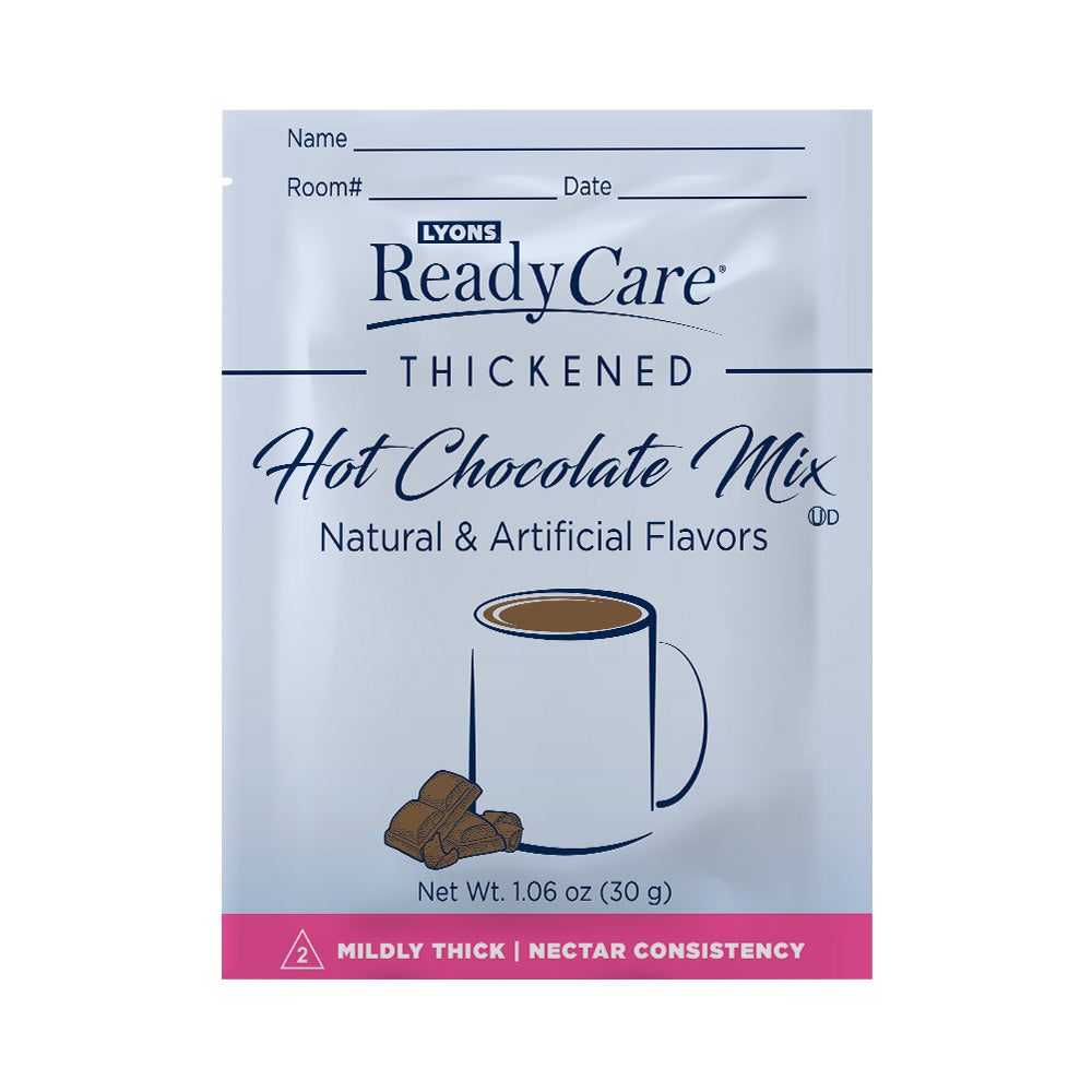 Lyons Ready Care Level 2 Nectar Thickened Hot Chocolate Mix, 28 Gram -- 50 Per Case