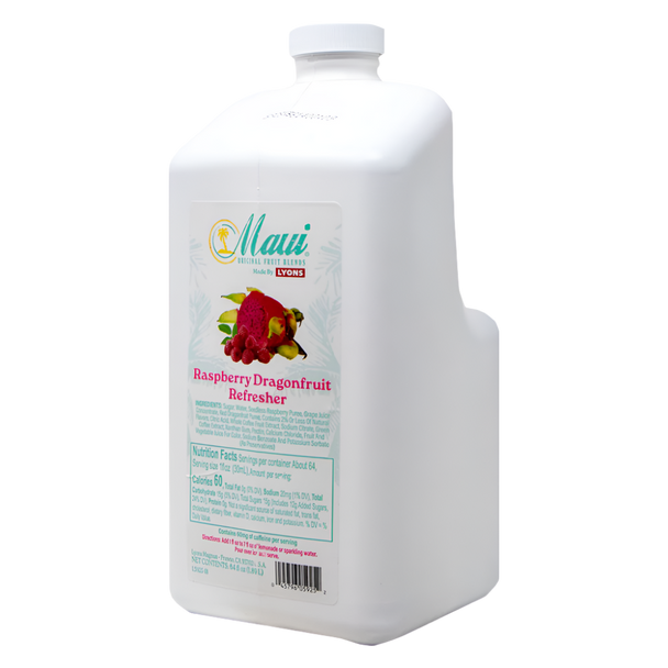 Lyons Raspberry Preserve Lyons Maui Raspberry Dragonfruit Refresher, 64 Fluid Ounce -- 4 per case