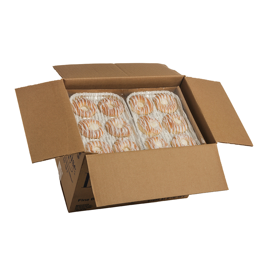 La Francaise Iced Crown Danish - Variety Pack, 1.25 Ounce -- 72 Per Case