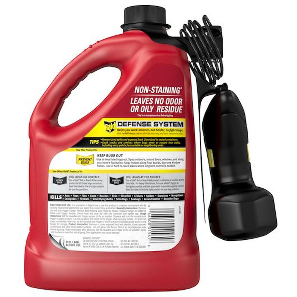 Raid Perimeter Protection Insect Killer, Trigger, 128 Ounce -- 4 Per Case