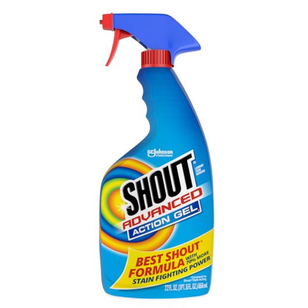 Shout Advanced Laundry Stain Remover, Trigger Shrink, 22 Fluid Ounce -- 8 Per Case