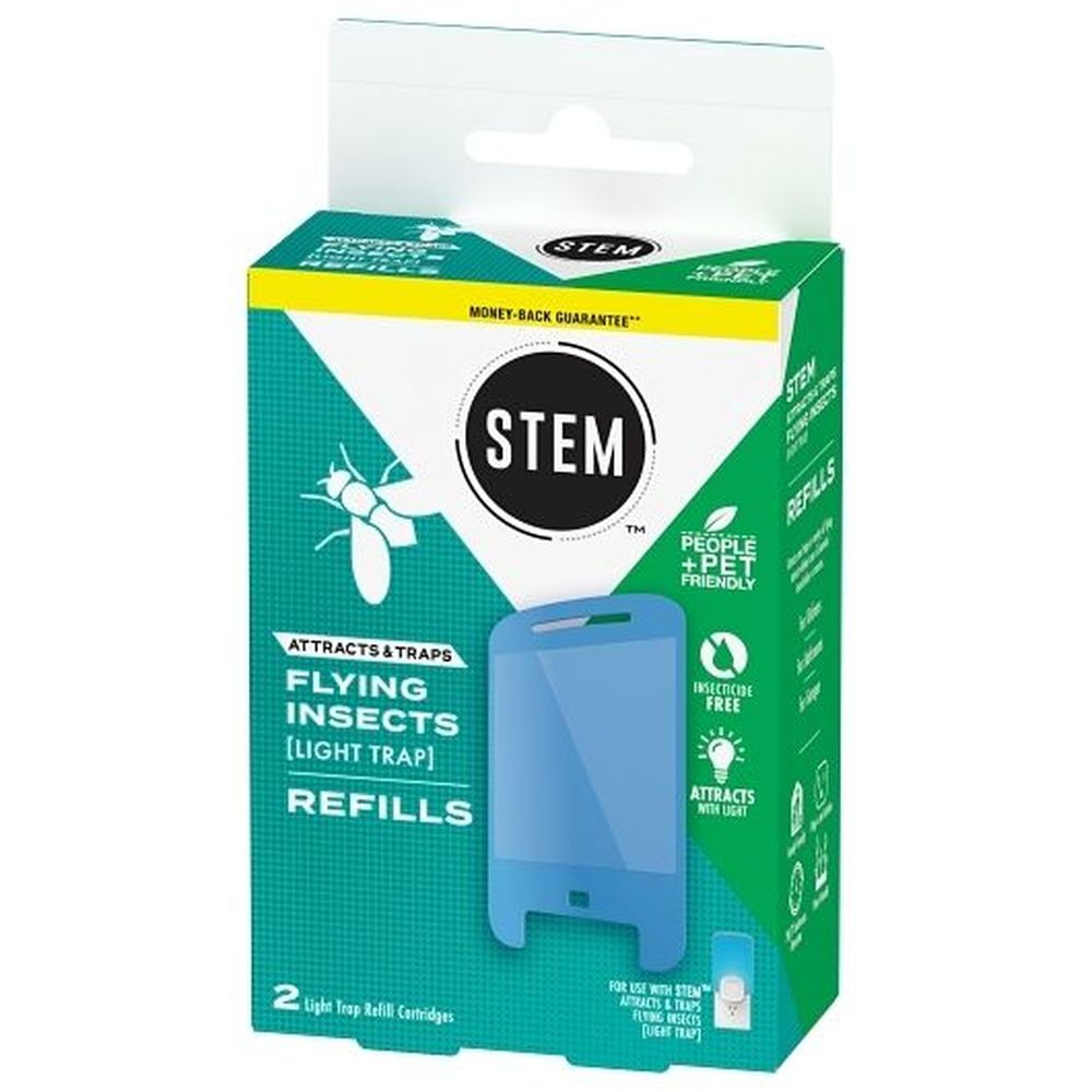 Stem Light Trap Flying Insect Trap Refill, 2 Count -- 8 Per Case
