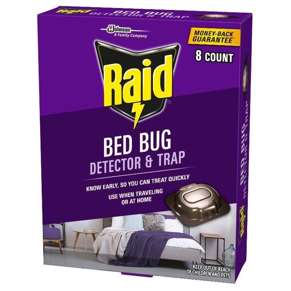 Raid Bed Bug Detector And Trap -- 48 Per Case
