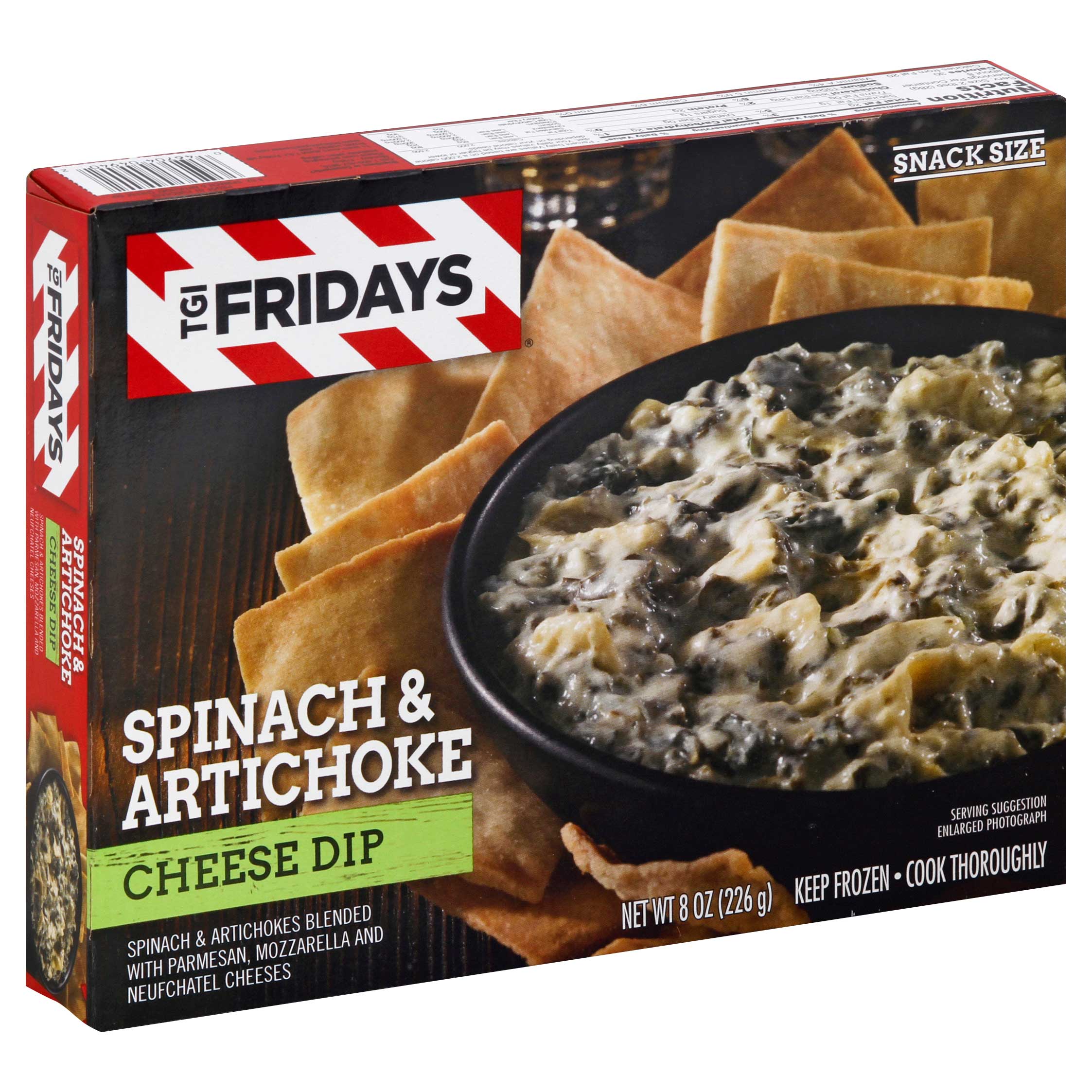 Tgi Fridays Spinach And Artichoke Cheese Dip, 8 Ounce -- 8 Per Case