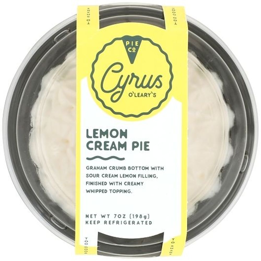 Cyrus O'leary's Lemon Cream Pie, 7 Ounce -- 16 Per Case