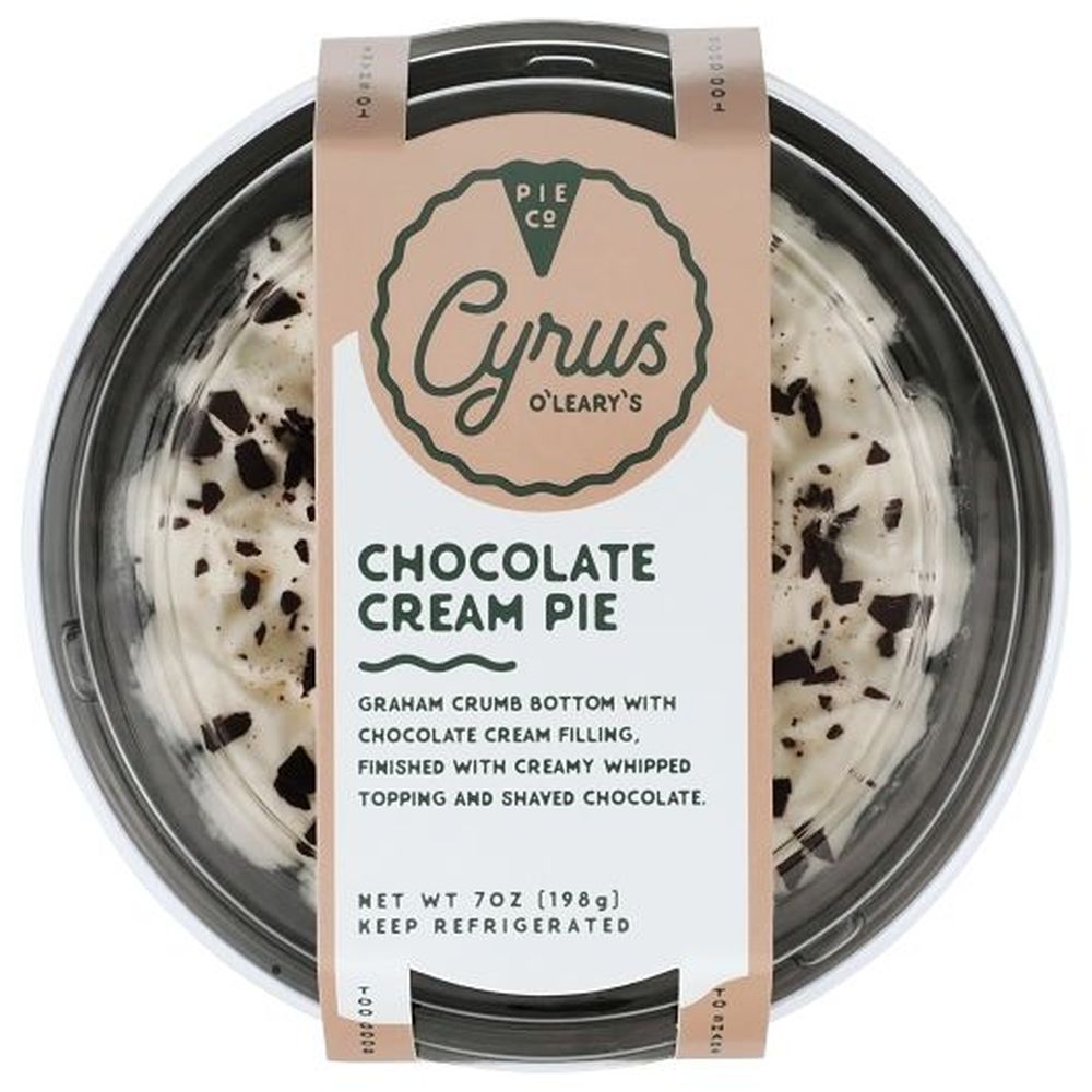 Cyrus O'leary's Chocolate Cream Pie, 0.437 Pound -- 16 Per Case