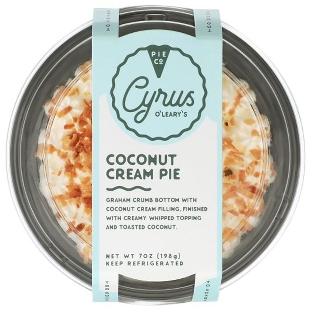 Cyrus O'leary's Coconut Cream Pie, 0.437 Pound -- 16 Per Case