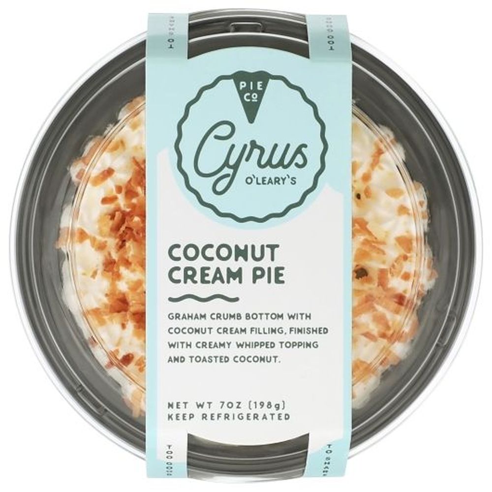Cyrus O'leary's Mini Coconut Cream Pie, 0.44 Pound -- 8 Per Case