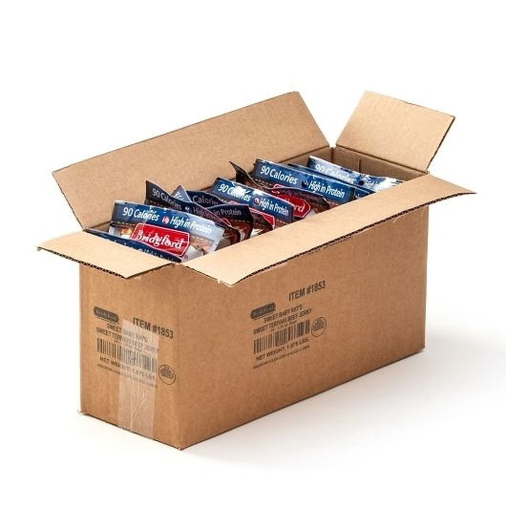 Bridgford Sweet Teriyaki Beef Jerky, 1.25 Ounce -- 24 Per Case