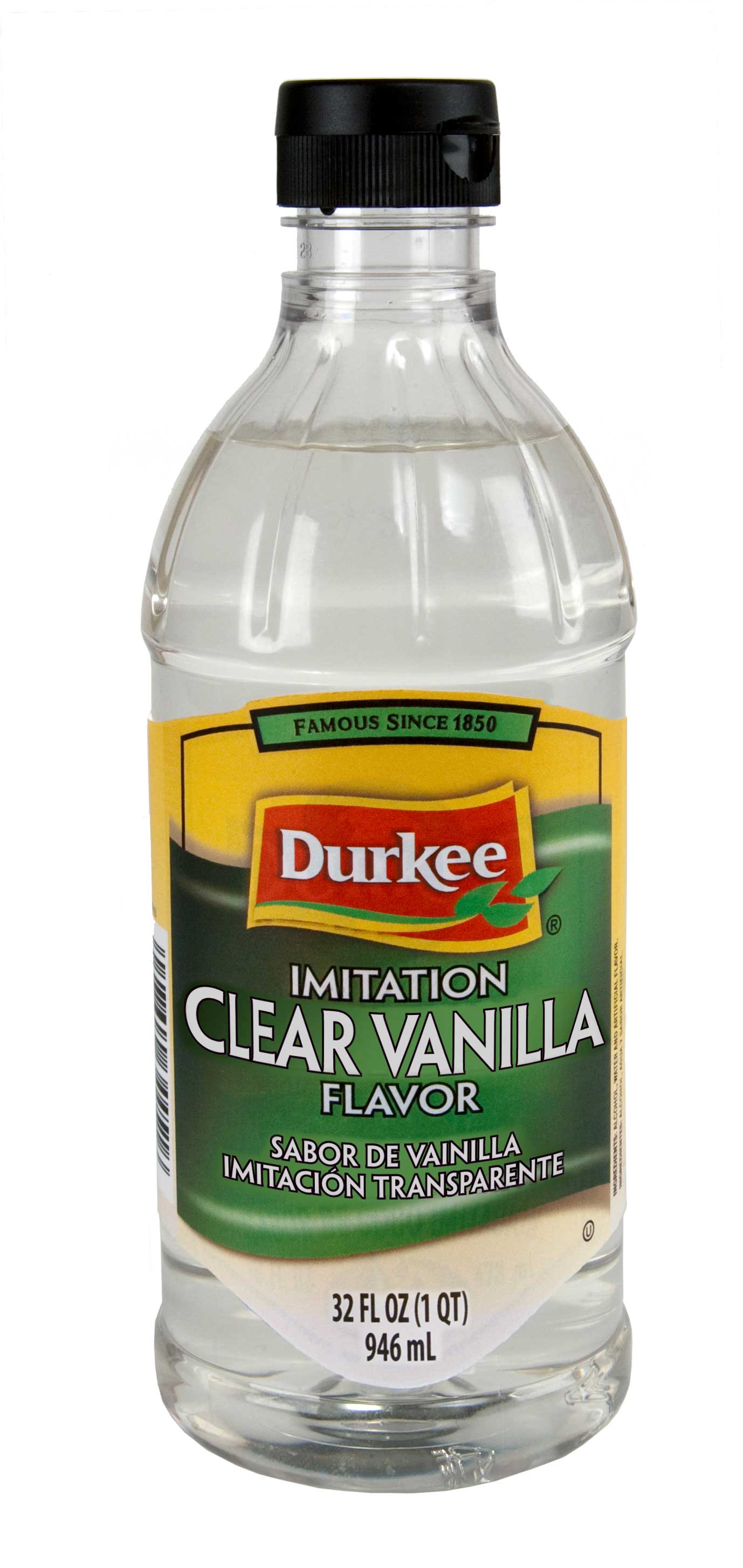 Durkee Clear Imitation Vanilla Flavor, 32 Ounce -- 6 Per Case