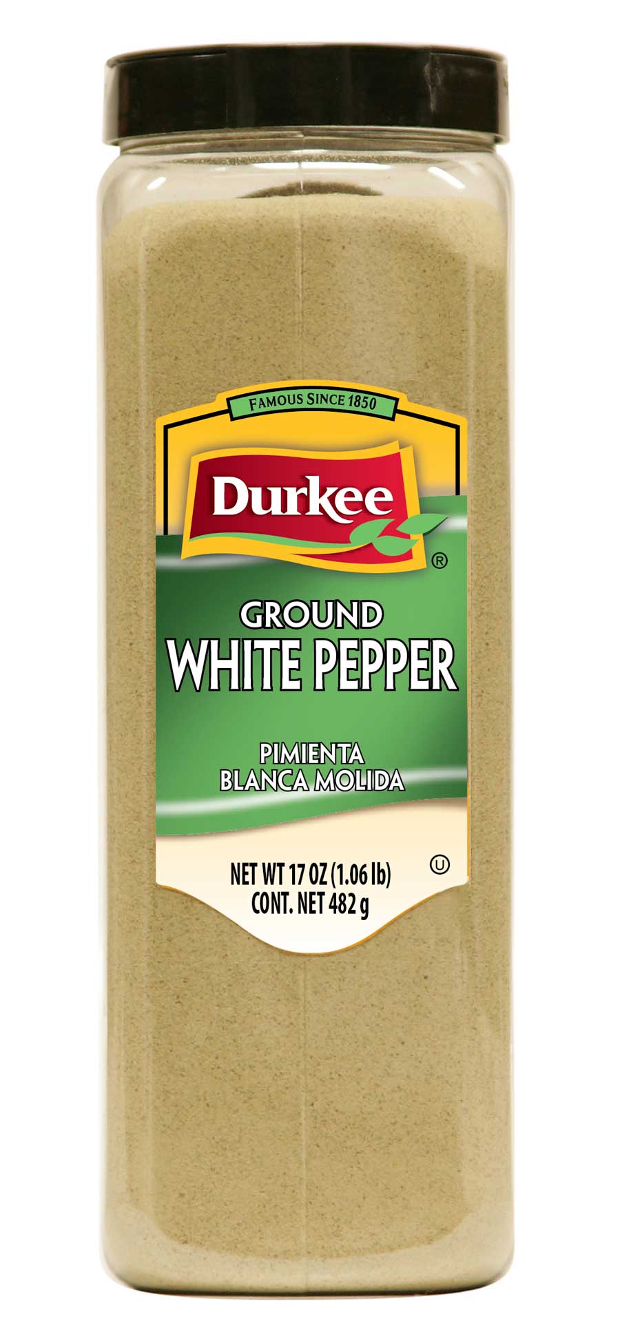 Durkee Ground White Pepper, 17 Ounce -- 6 Per Case