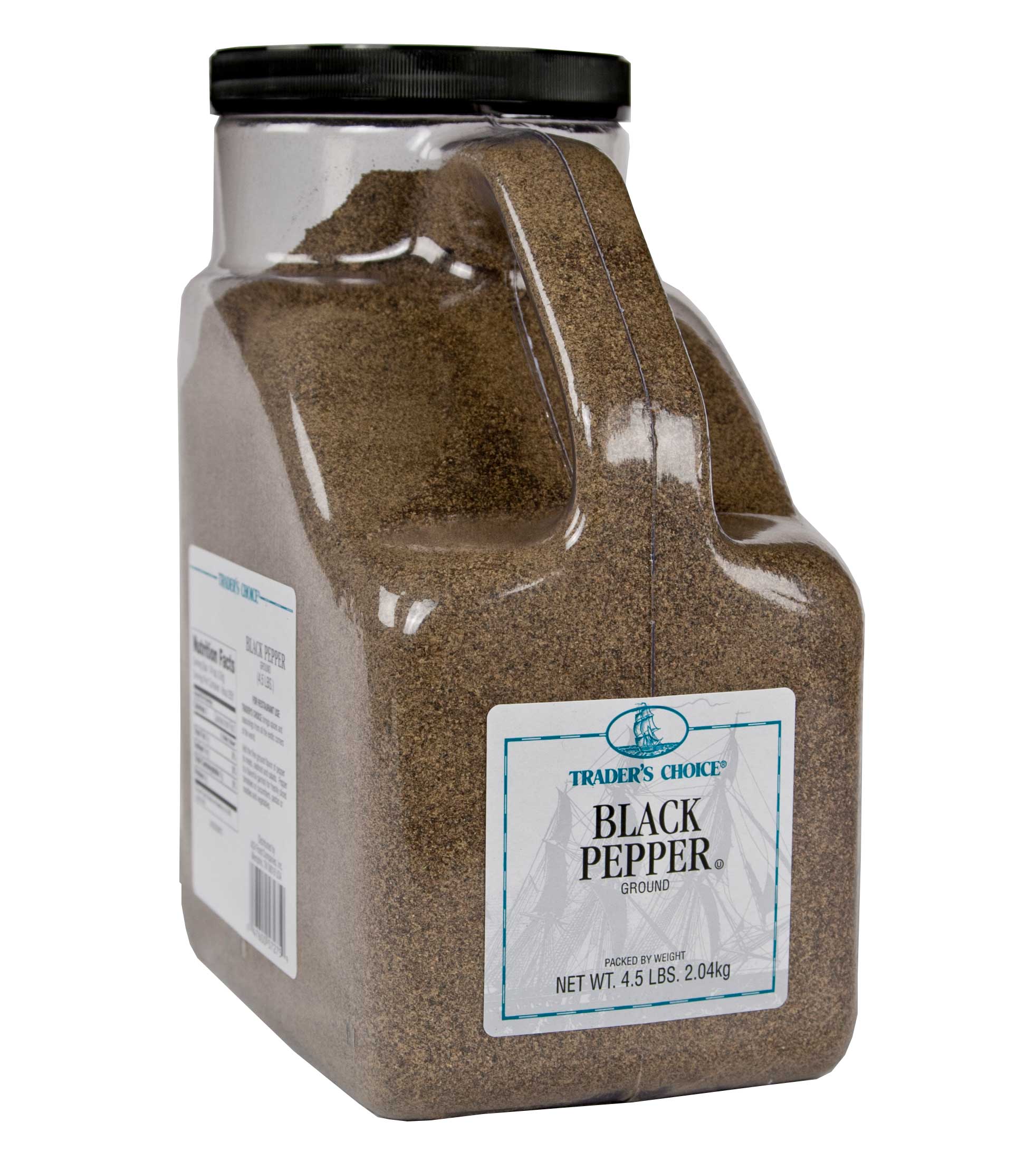Trader's Choice Ground Black Pepper, 4.5 Pound