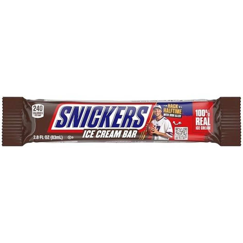 Barra De Helado Snickers, 2.8 Onzas Líquidas -- 48 Por Caja