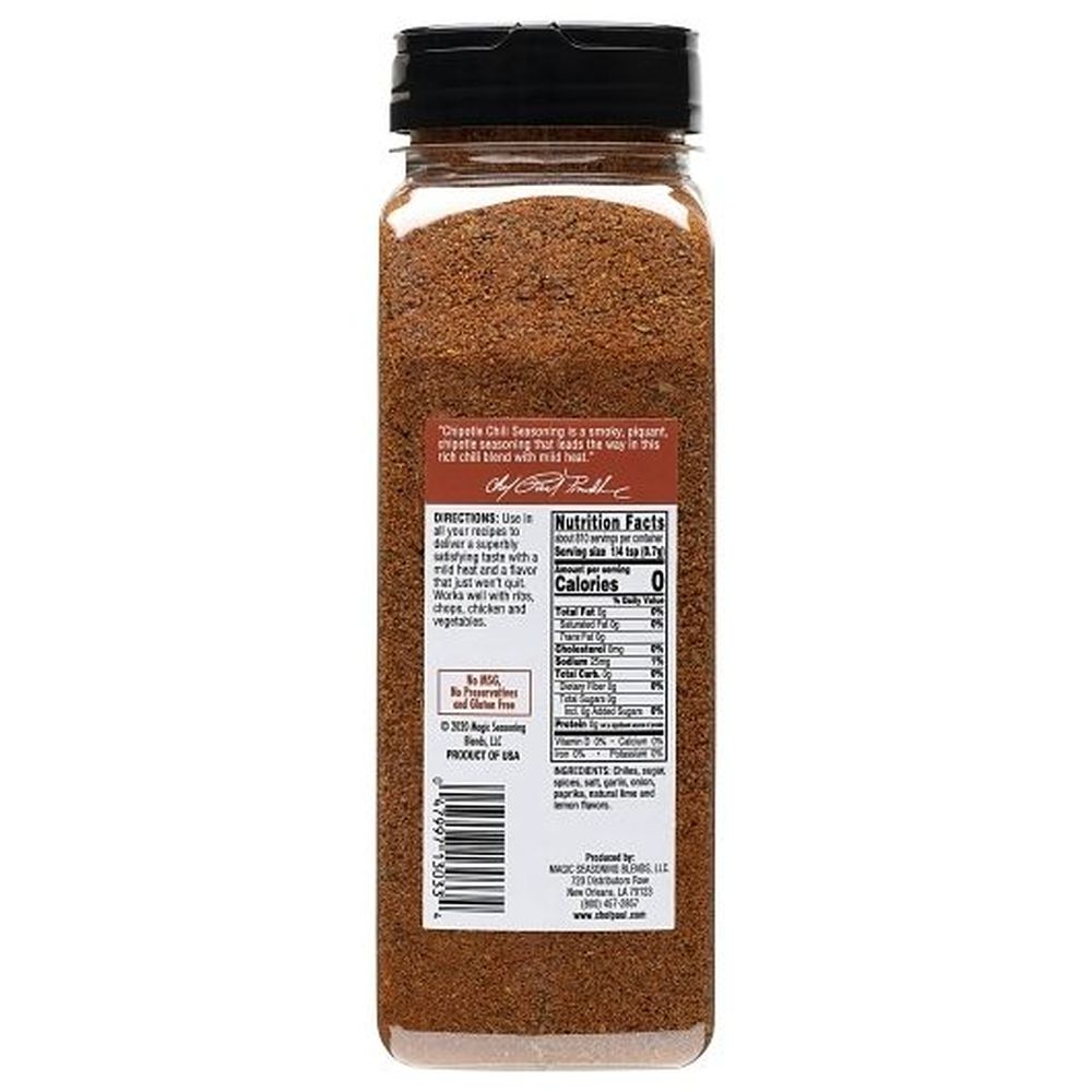 Magic Seasoning Blends Chipotle Seasoning, 20 Ounce Shaker - 6 per case