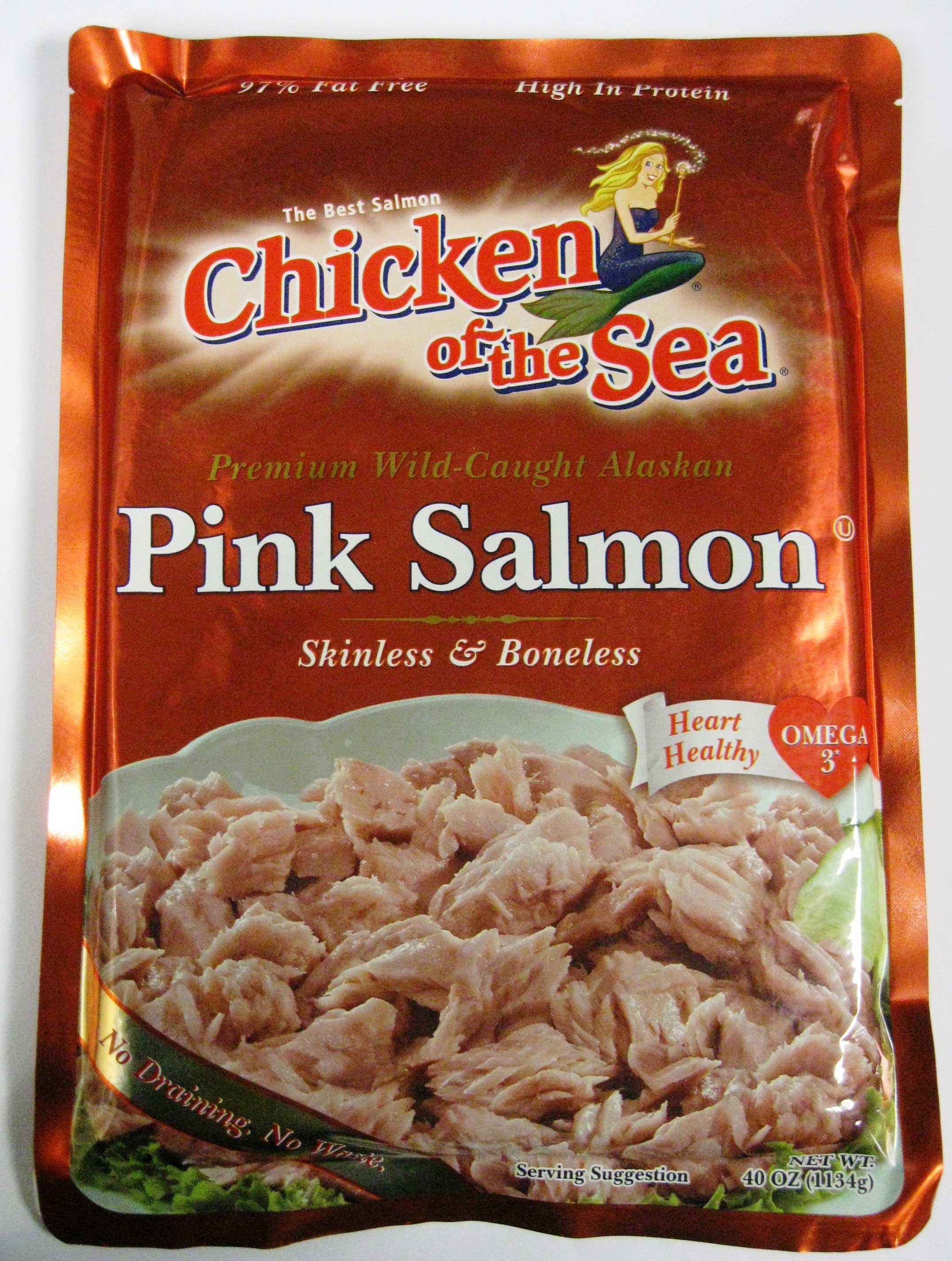Chicken Of The Sea Premium Skinless and Boneless Pink Salmon Pouch