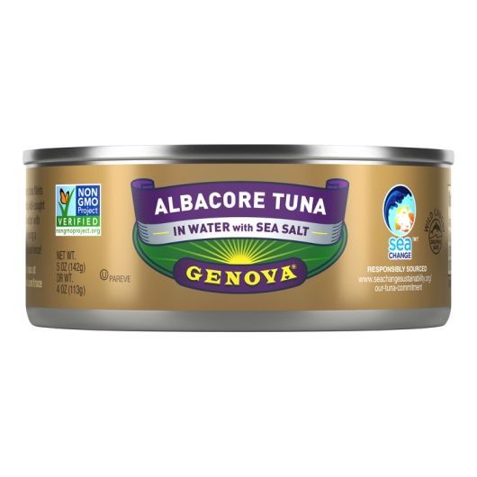 Genova Solid Albacore Tuna In Water, 5 Ounce -- 12 Per Case