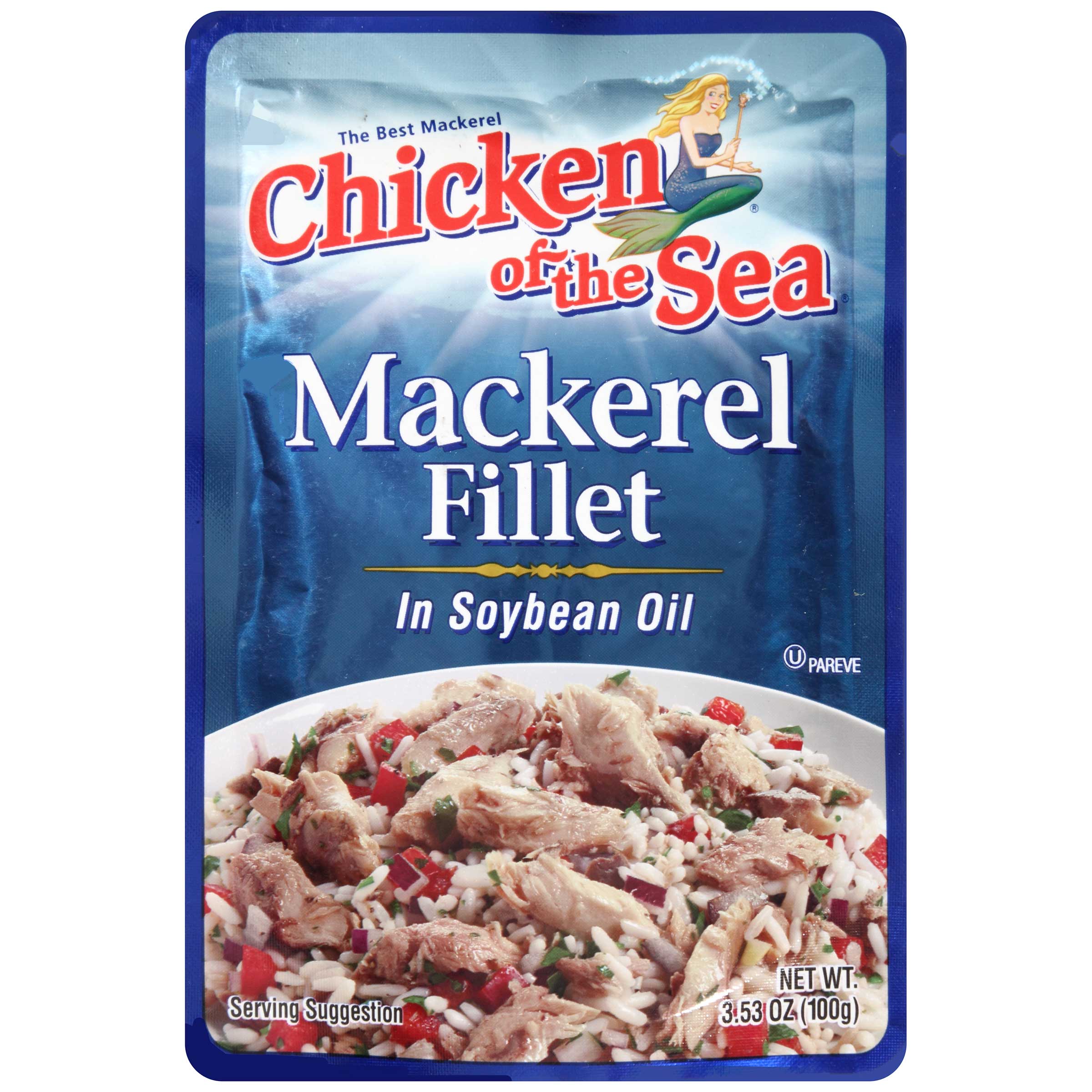 Chicken of the Sea Mackerel Fillet in Soy Oil Case