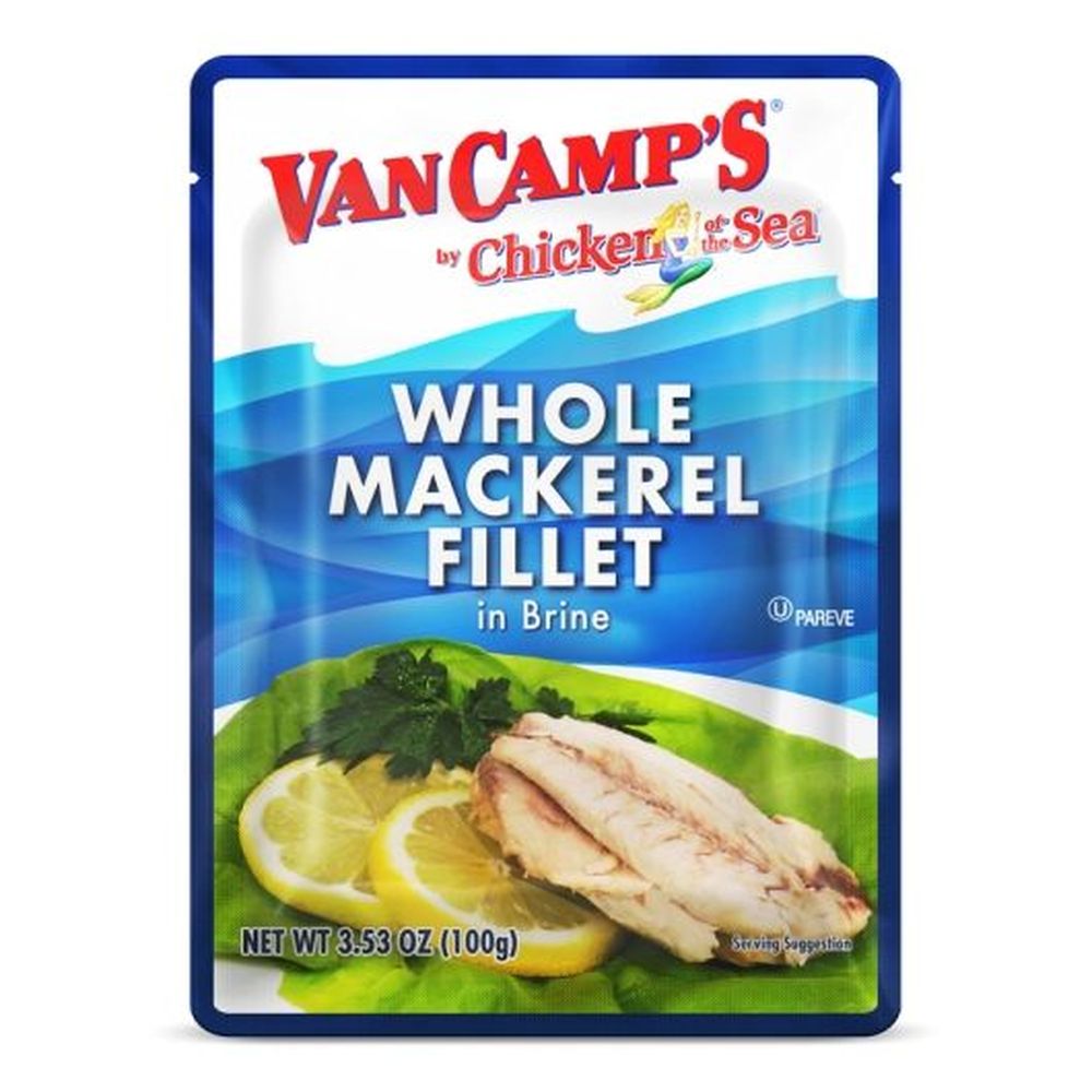 Van Camp's Mackerel In Brine, 3.53 Ounce -- 24 Per Case