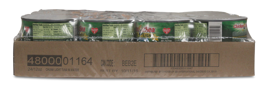Chicken Of The Sea Chunk Light Tuna In Water, 12.25 Ounce -- 24 Per Case