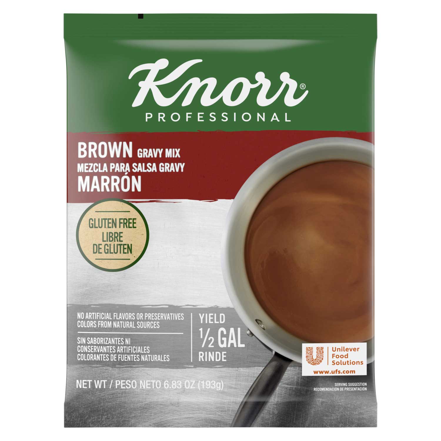 Knorr Professional Brown Gravy Mix, 6.83 ounce -- 6 per case