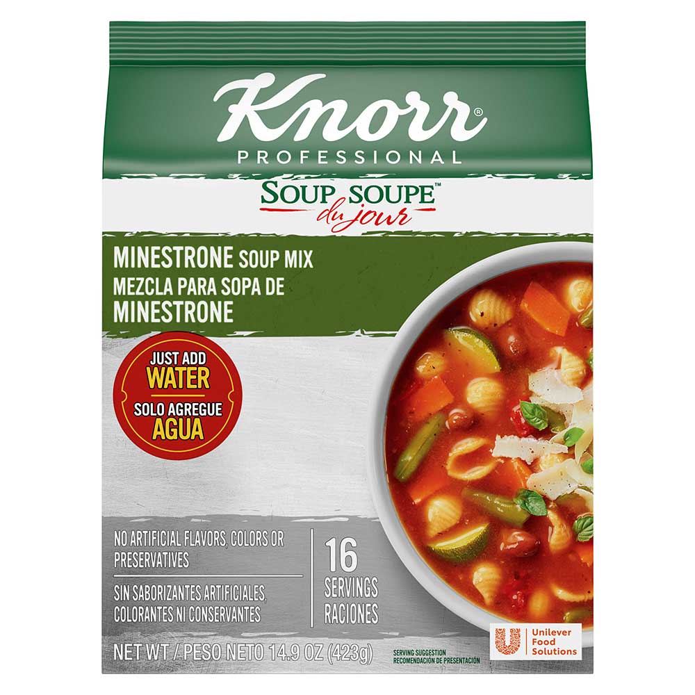 Knorr Professional Soup du Jour Minestrone Soup Mix 14 9 Ounce