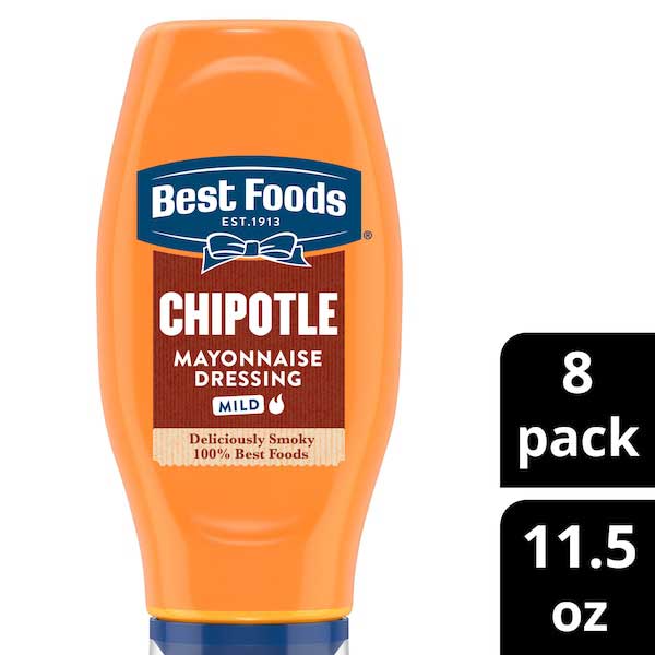 Best Foods Chipotle Squeeze Spread And Dressing, 11.5 Fluid Ounce -- 8 Per Case