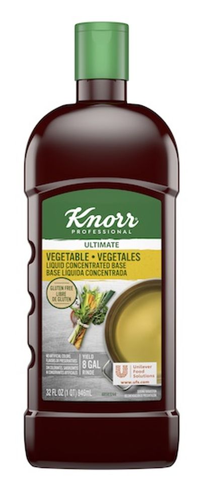 Knorr Professional Ultimate Vegetable Liquid Concentrated Stock Base, 32 ounce -- 4 per case