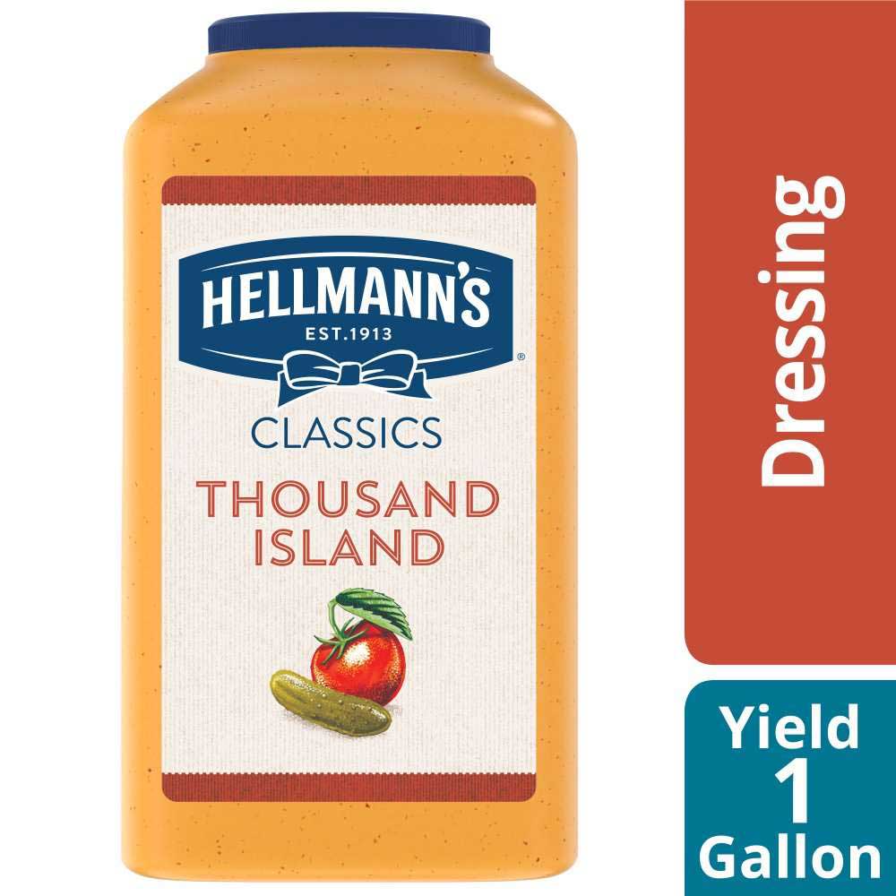 Hellmann's Classics Thousand Island Salad Dressing Jug, 1 gallon -- 4 per case