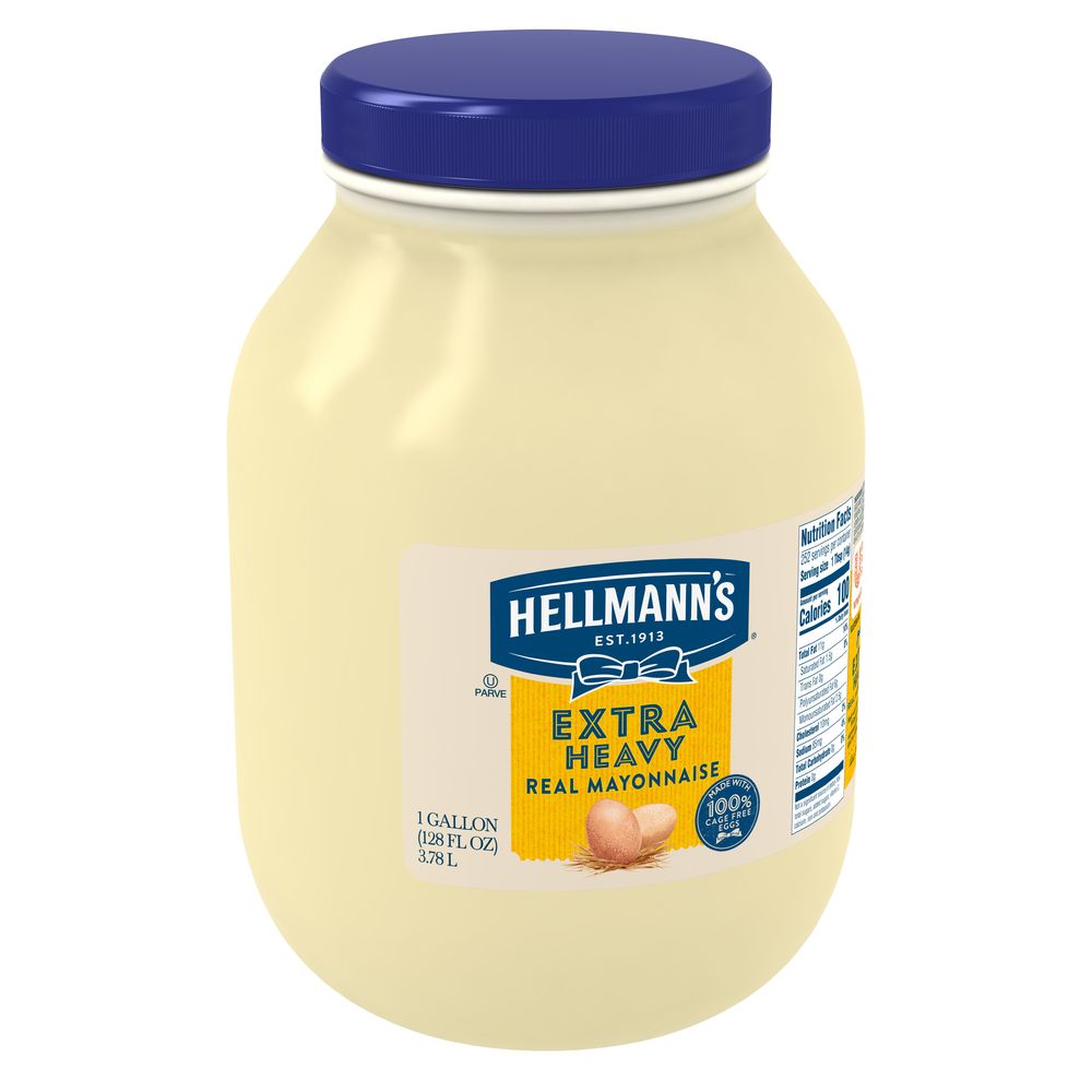 Hellmann's Extra Heavy Mayonnaise Jar, 1 gallon -- 4 per case